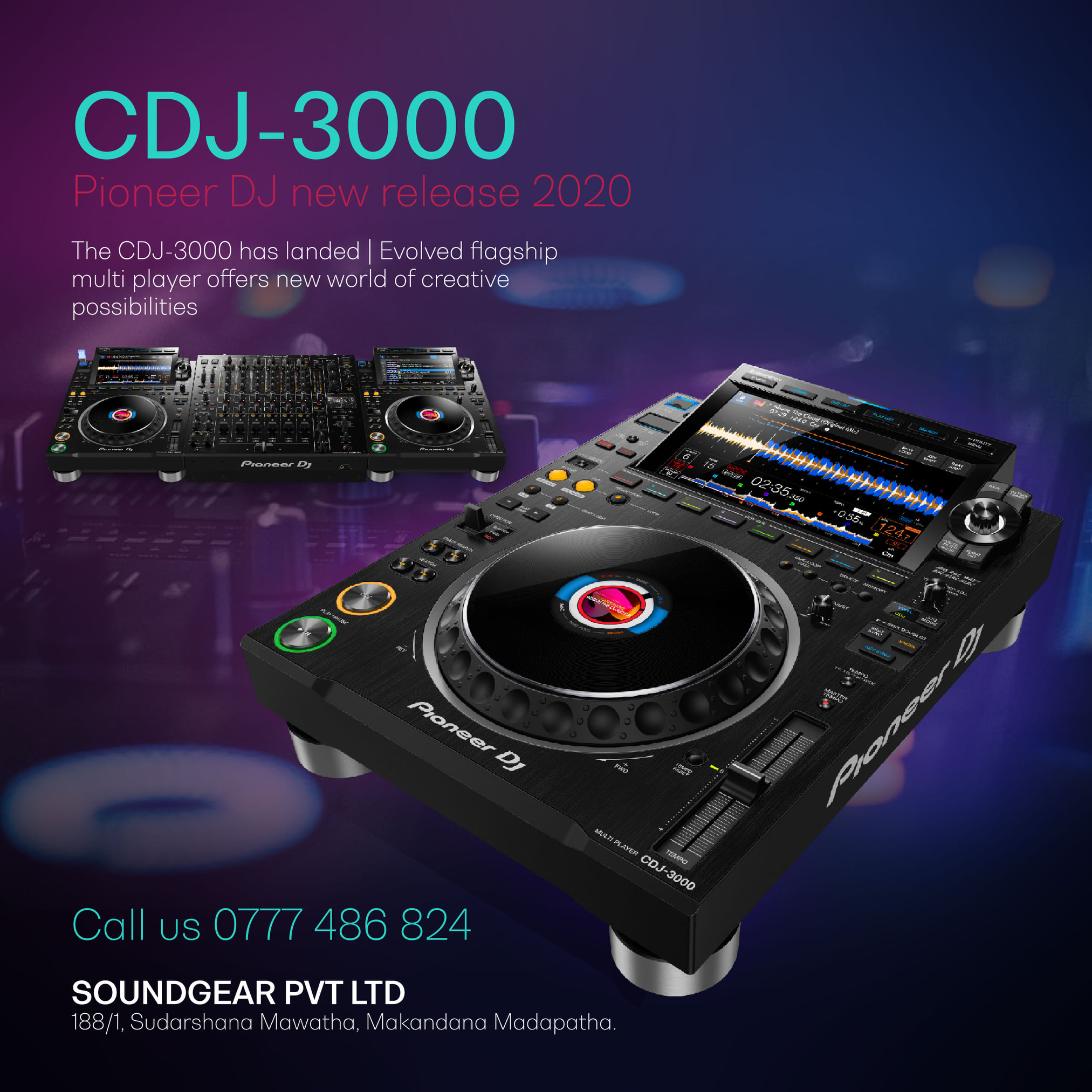Pioneer DJ new release 2020 CDJ 3000