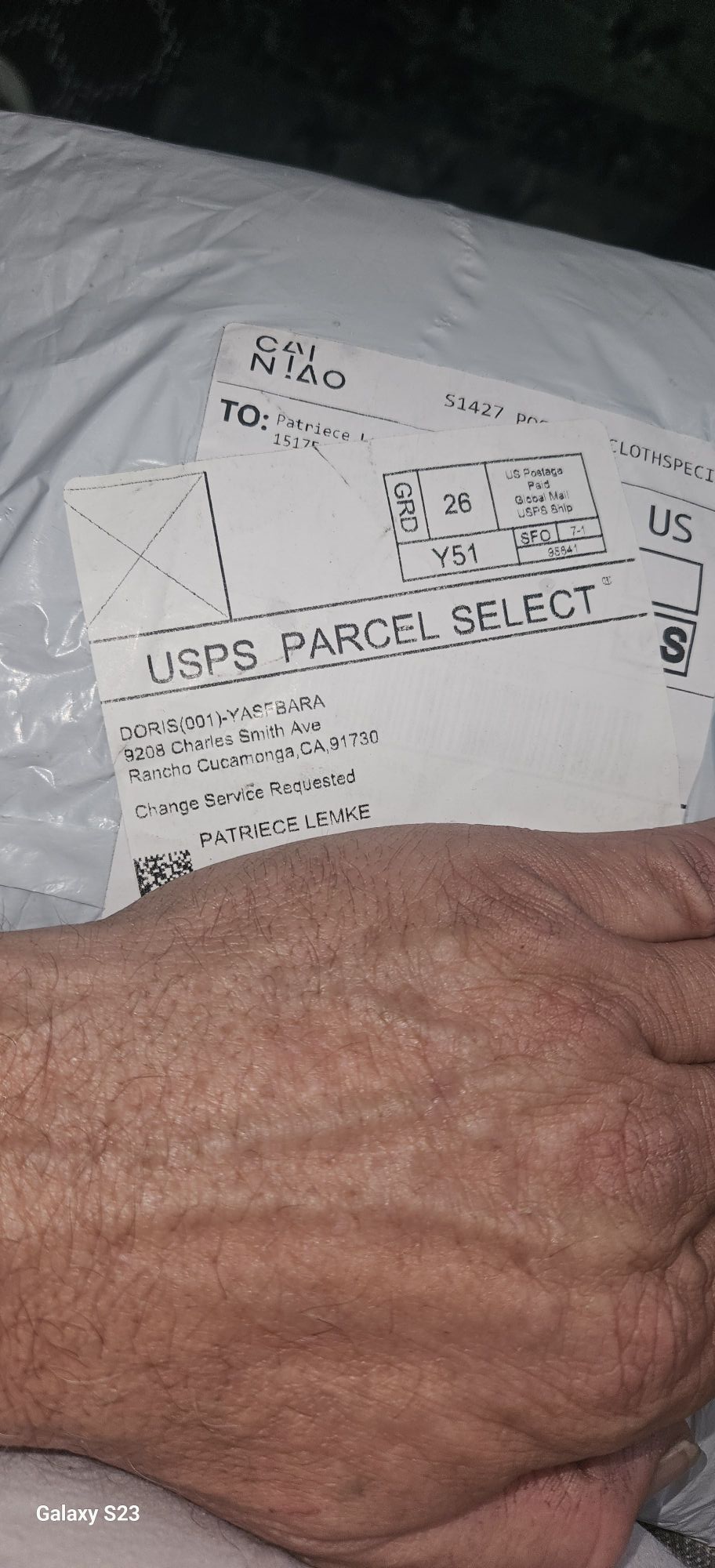 Who is Patrice Lemke with packages delivered to wrong address?