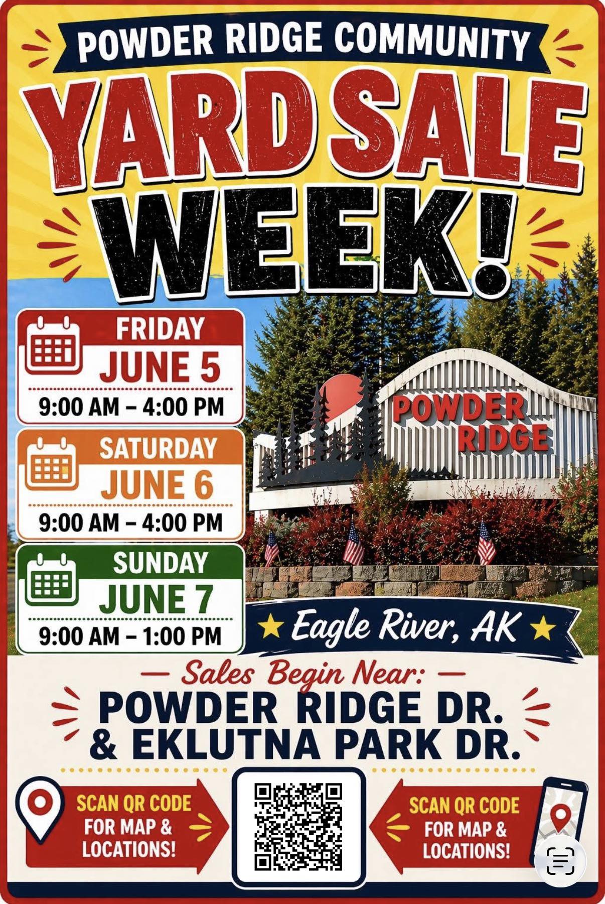 Eagle River ALASKA Yard/Garage Sale Ads ONLY! NOT FOR SINGLE ITEM