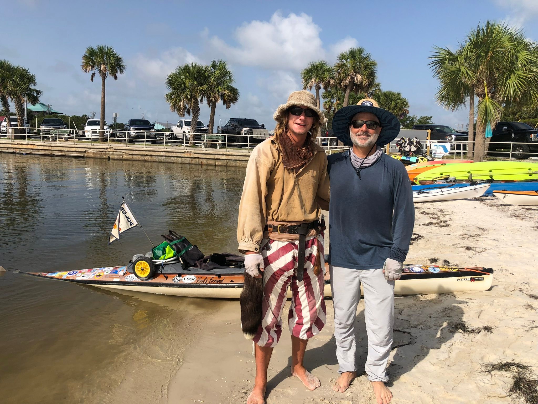 Paddling 26 miles to Cedar Key in high winds