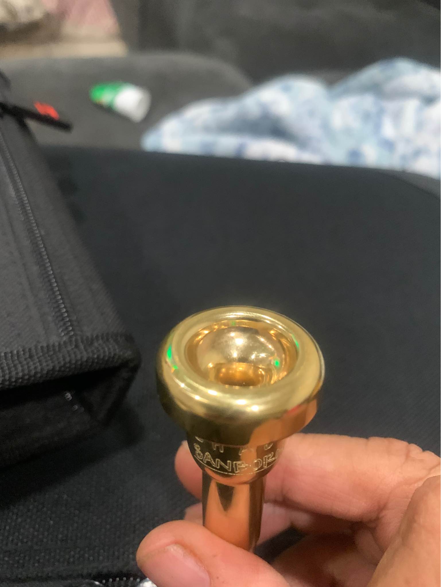 This is what GR says : Goz - Conrad Gozzo Trumpet Mouthpiece This