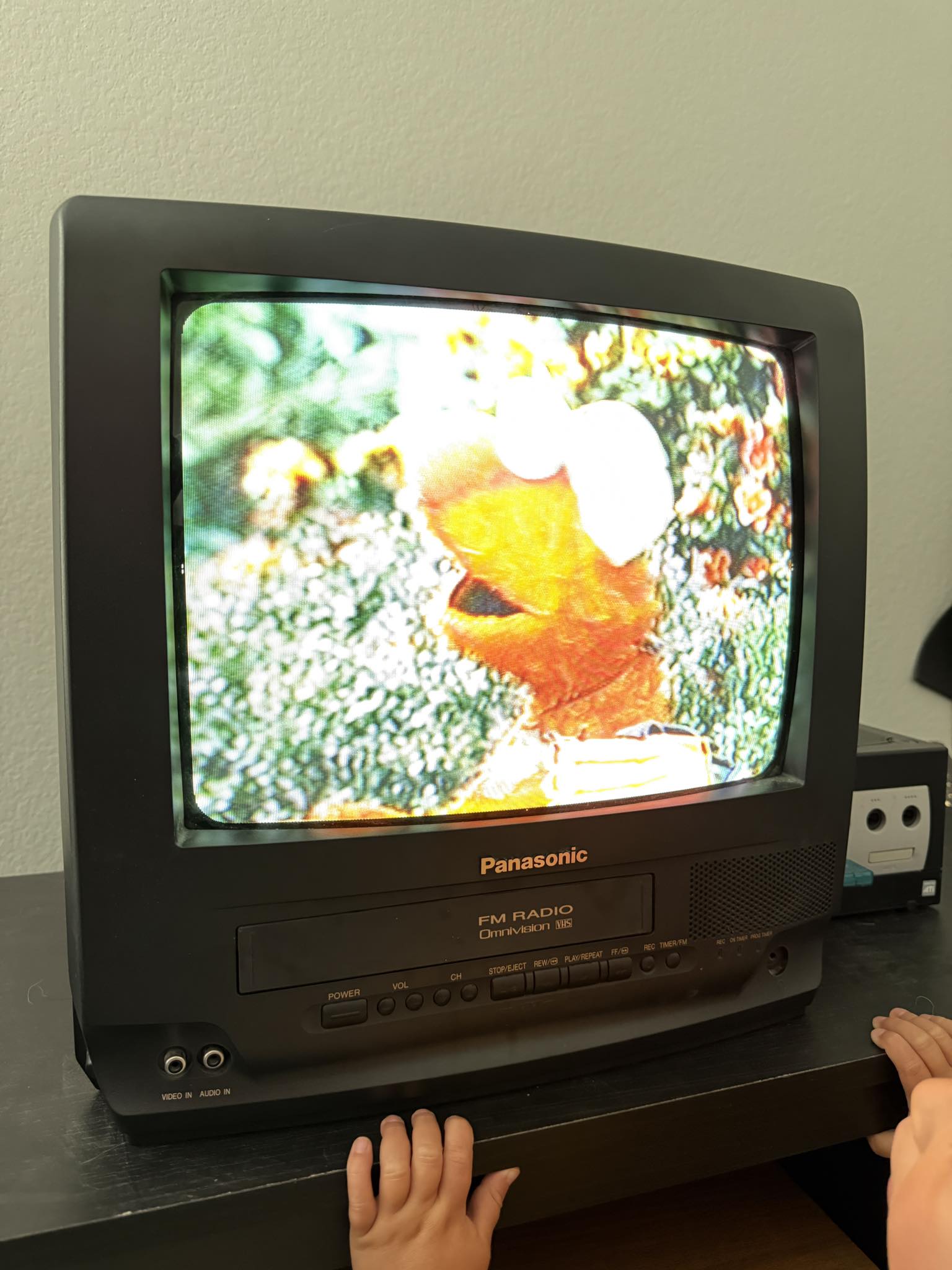 How to connect devices to a Panasonic CRT TV
