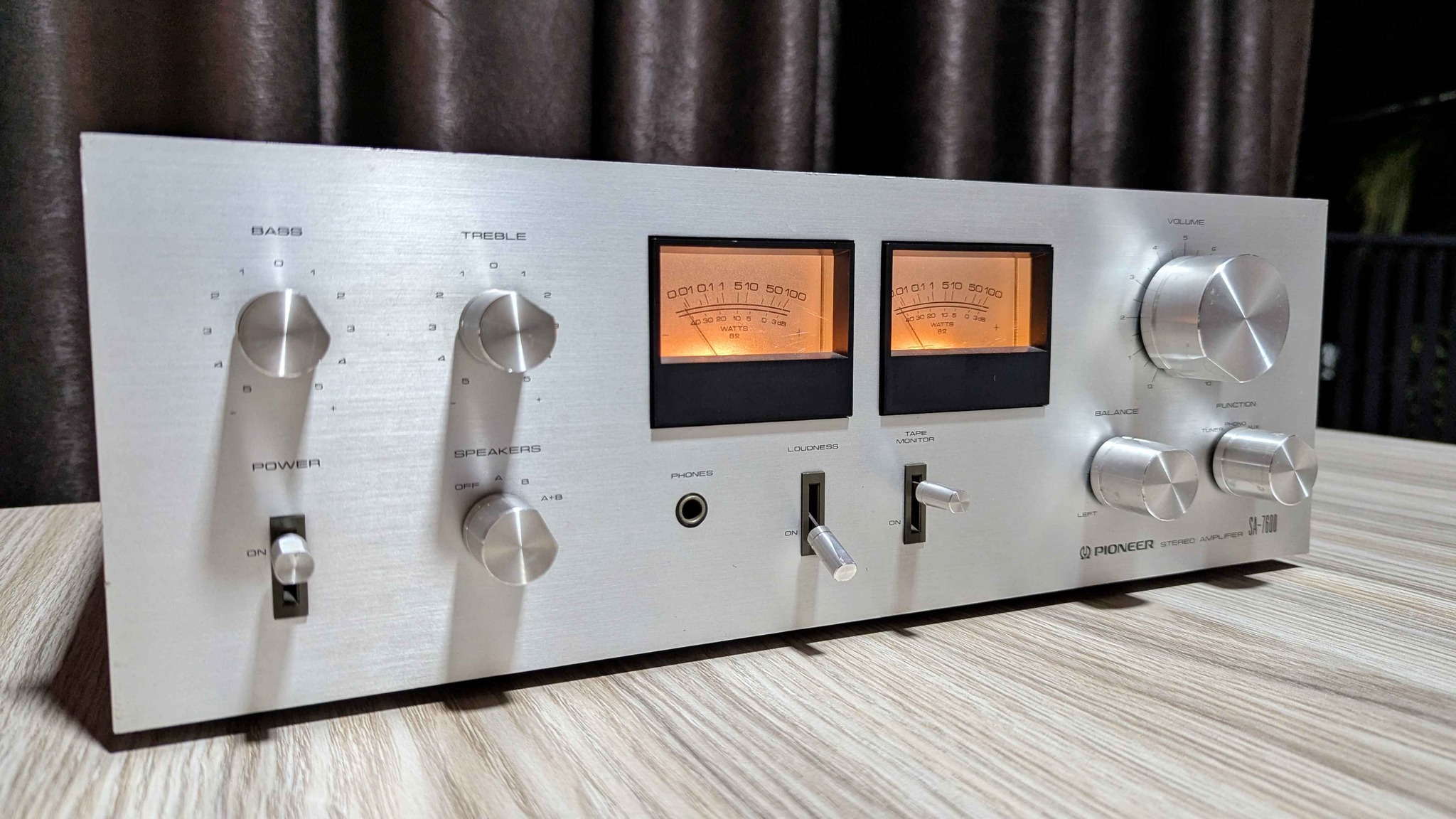 Pioneer SA-7600 Stereo Amplifier (With 100V Transformer) 100V 45W