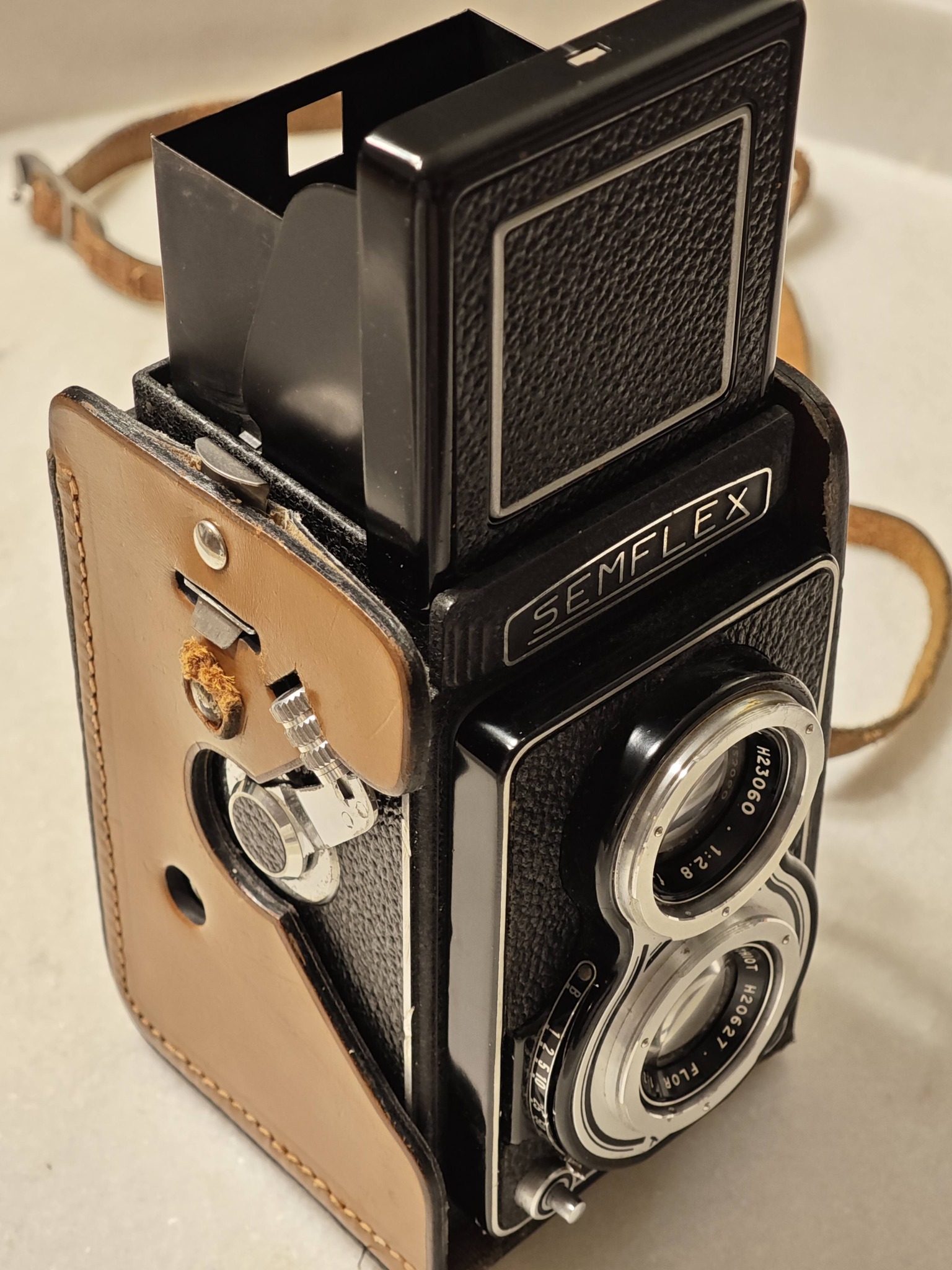 フィルムカメラ SEMFLEX  Som Berthiot 75mm F4.5 SEM Semflex camera with SOM Berthiot Flor 75mm f/3.5 lens
