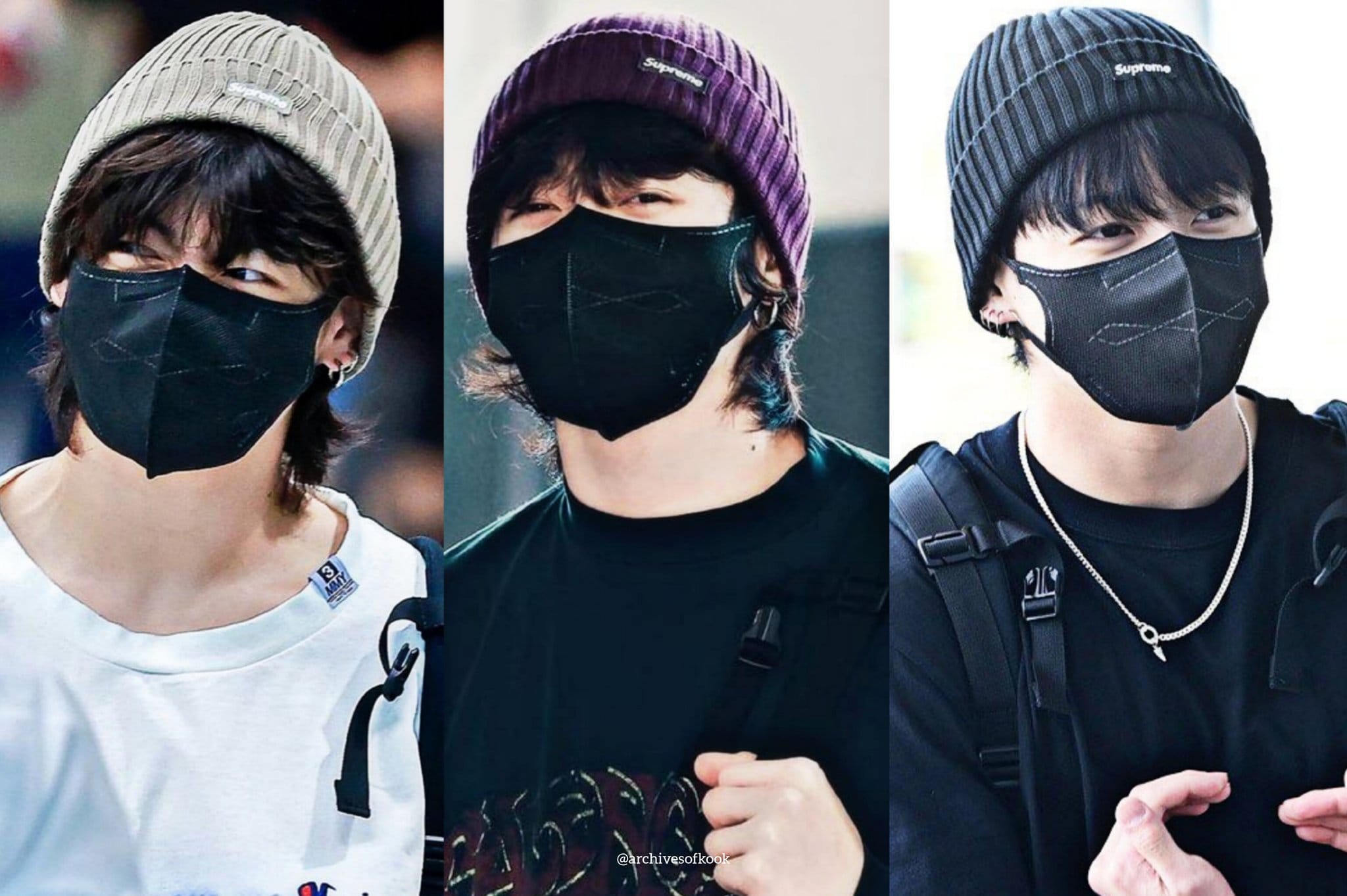 ジョングク ビーニーシュプリーム Jungkook s Supreme beanie