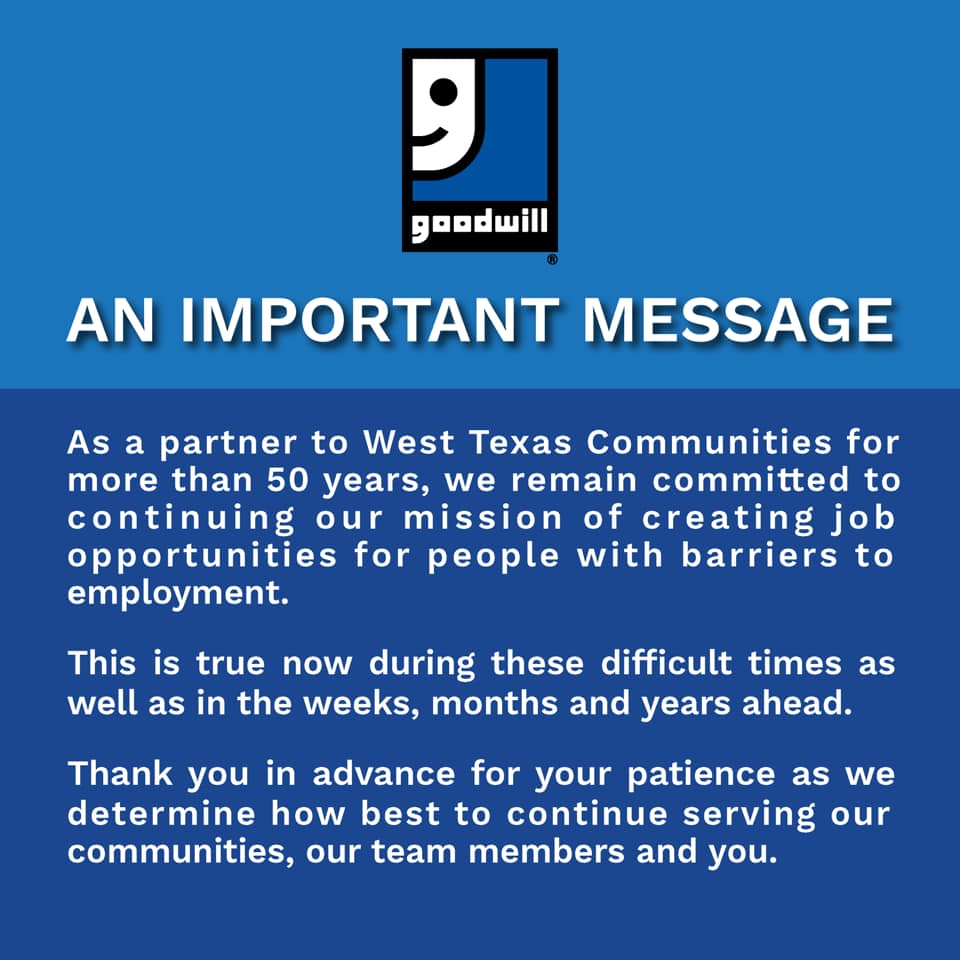Goodwill - Our stores are now open Mon-Sat and closed on Sundays to ...