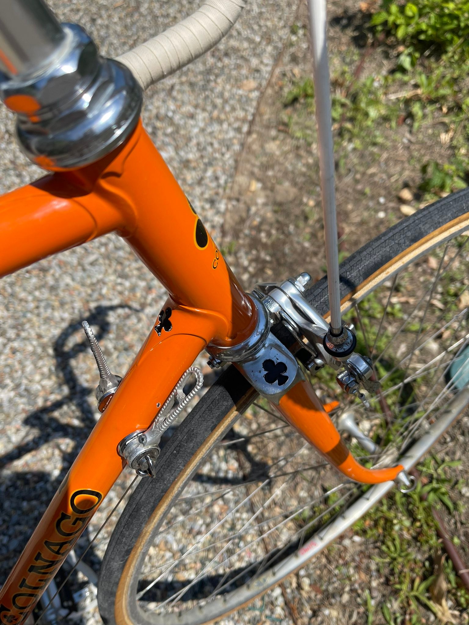 What is the origin of the 'Mod Messico' seatpost on a 1974 Colnago