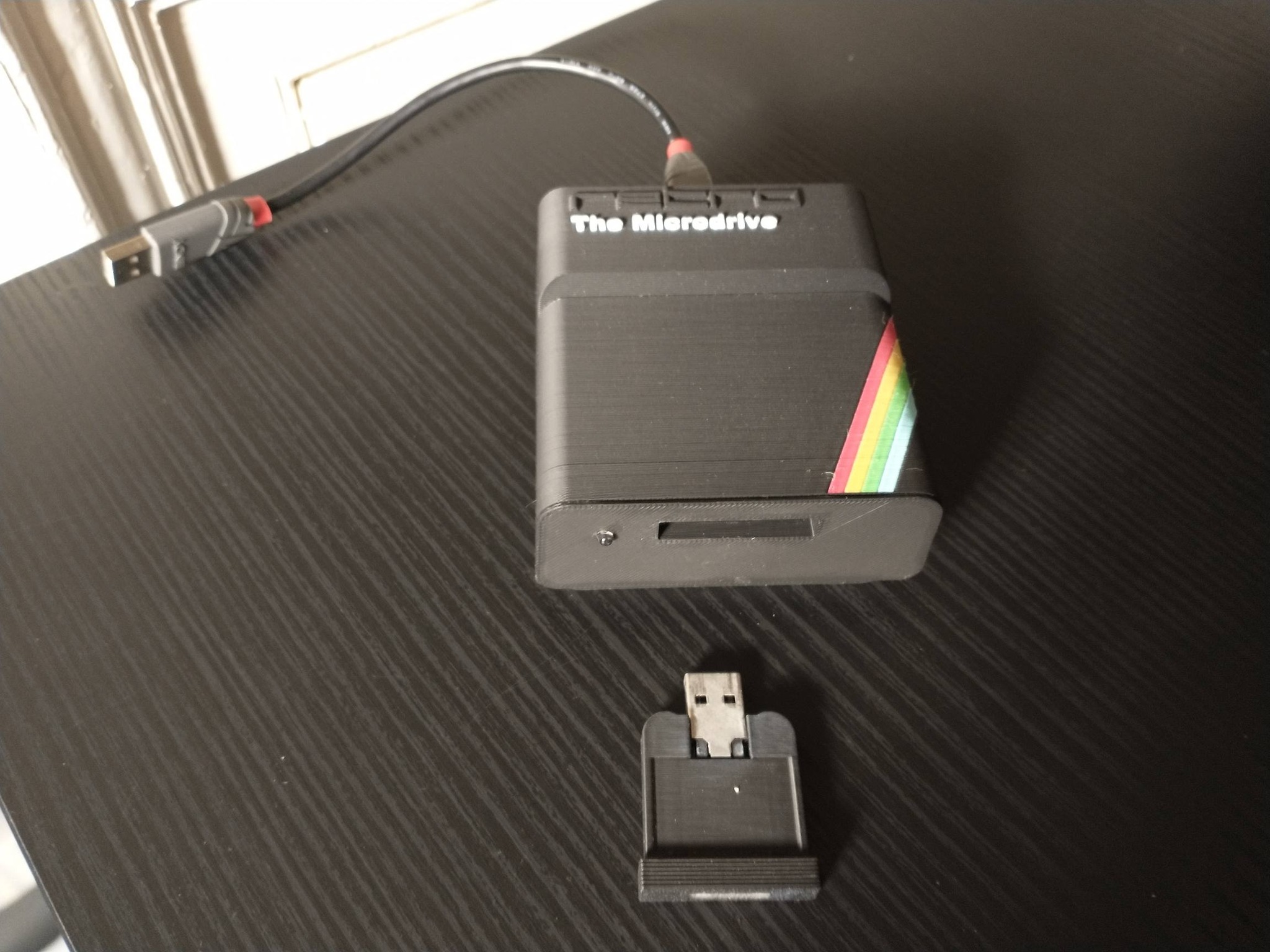 Ronnie Simpson's 3D printed ZX Spectrum micro drive and USB