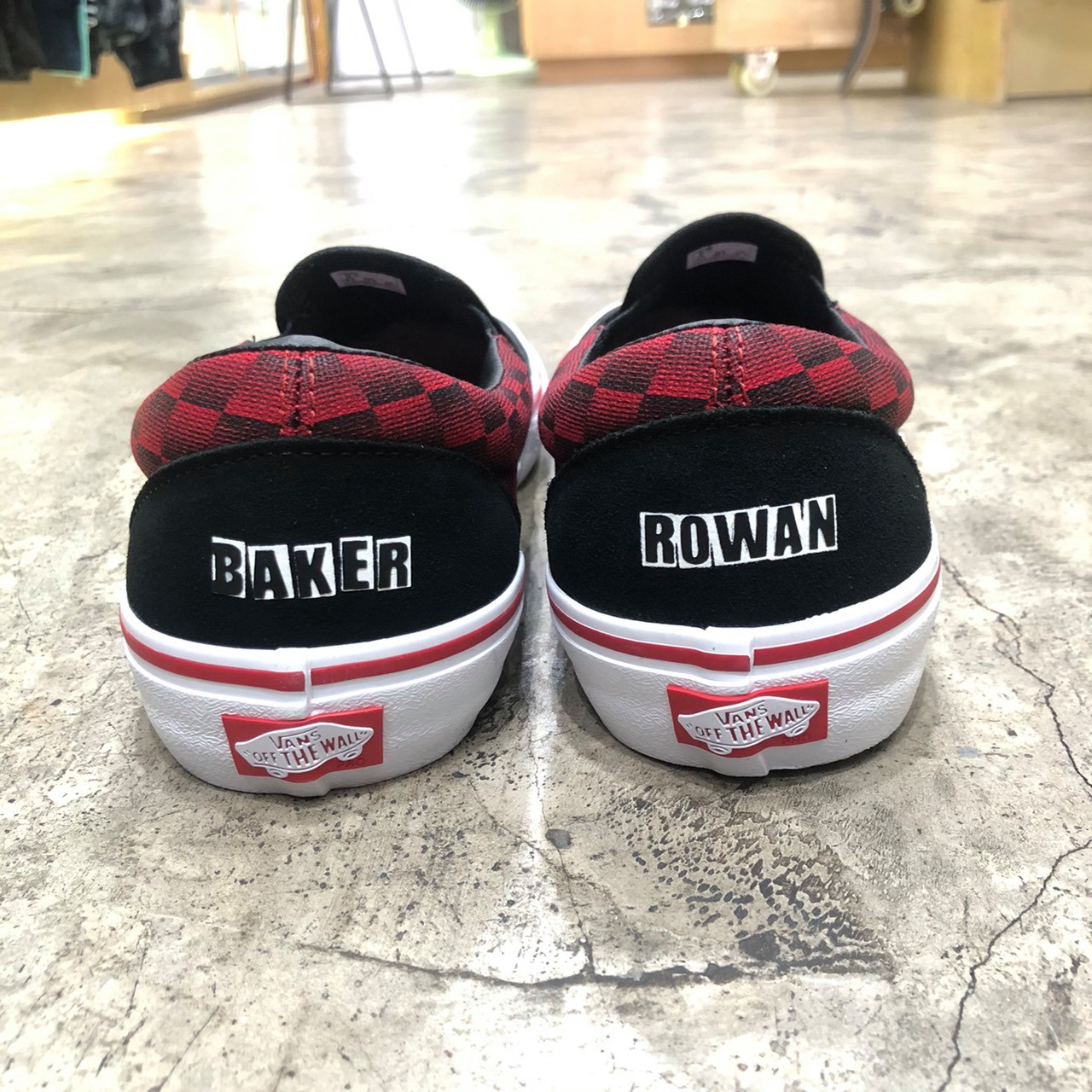 Vans x Baker Rowan Zorilla slip-on Pro shoes available now! Sturdy