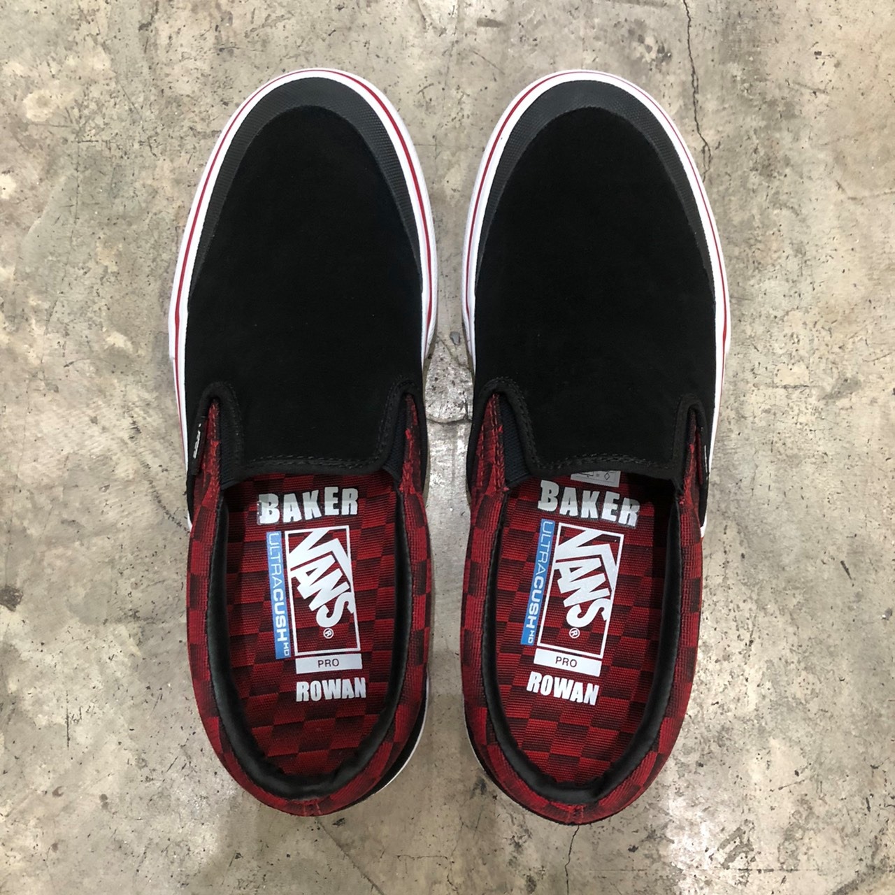 Vans x Baker Rowan Zorilla slip-on Pro shoes available now! Sturdy