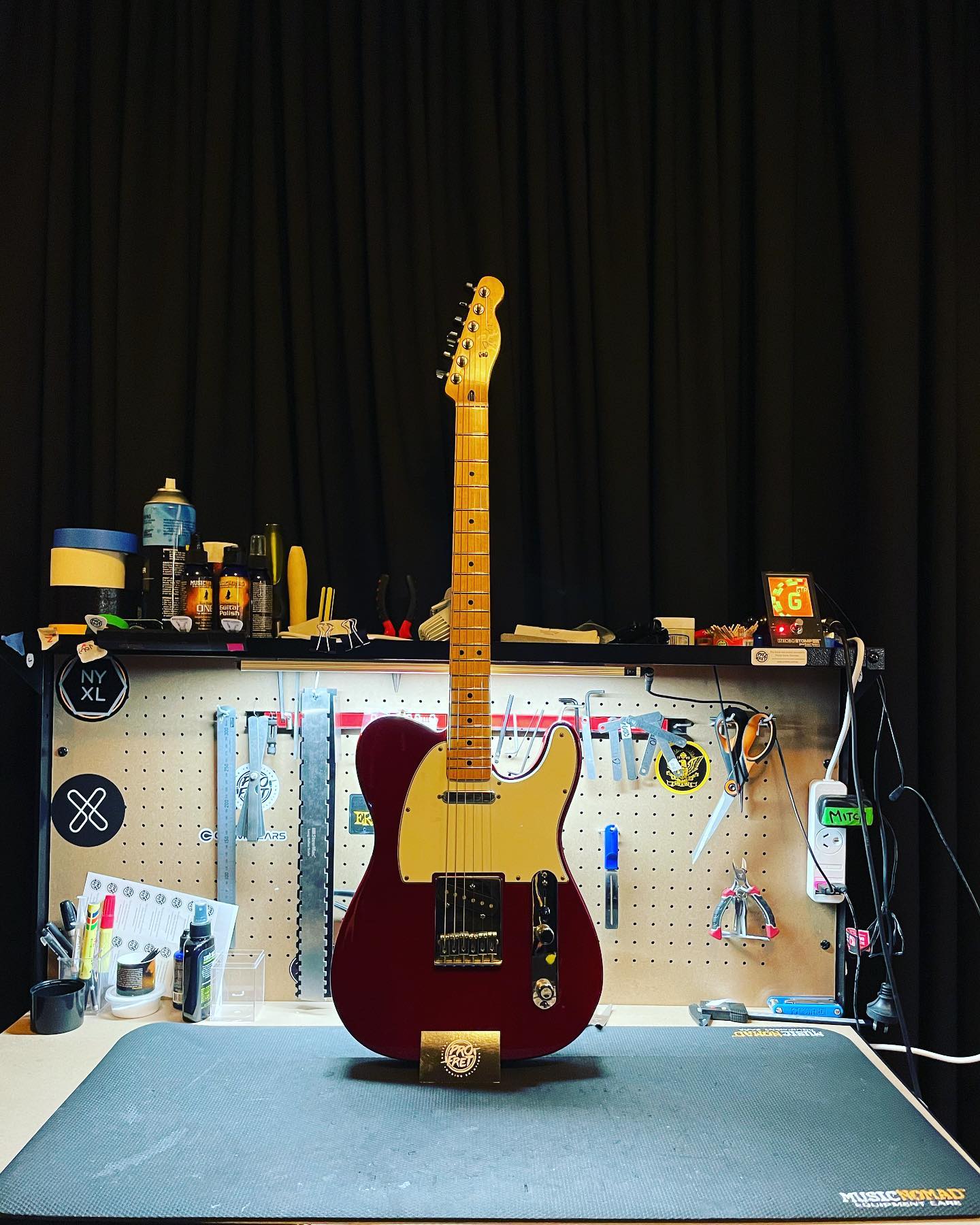 Alex from @_thefaux_ had a run... - Profret Guitar Solutions