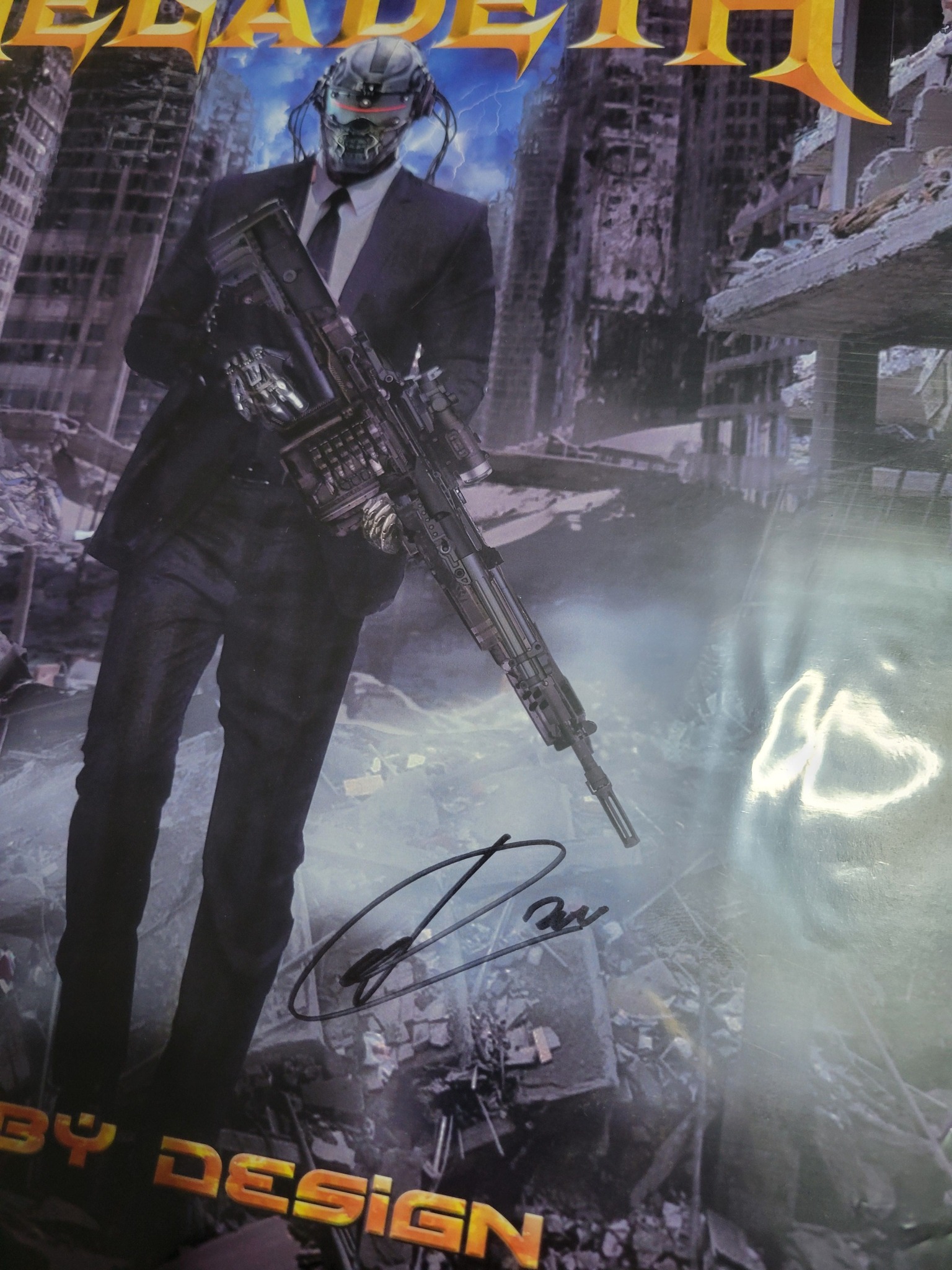 Megadeth Death by Design box set with signed comic book