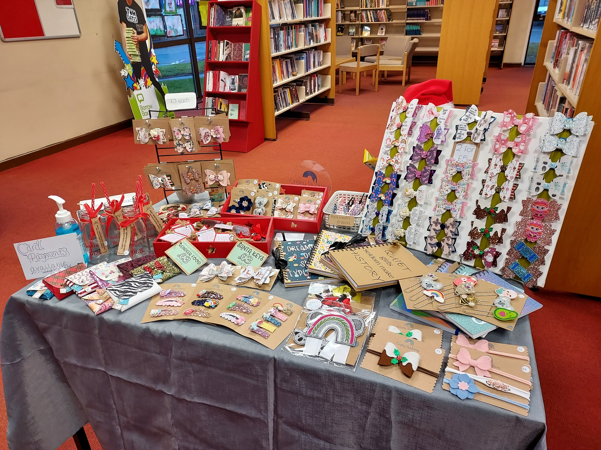 Crafty Duckling - All set up at Friends Of Coppull Library... | Facebook