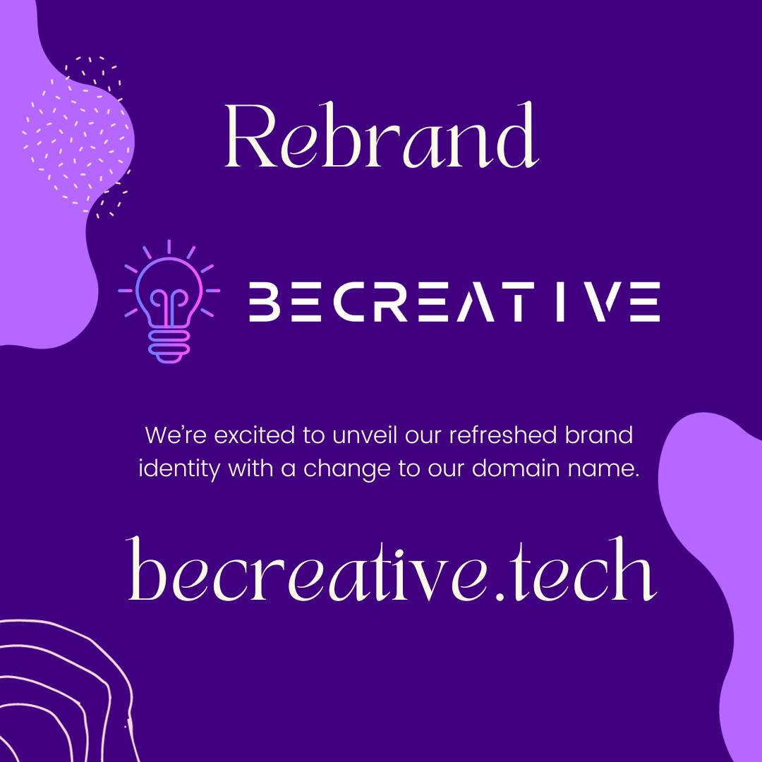 BeCreative - 👉 We’re excited to unveil our refreshed brand...