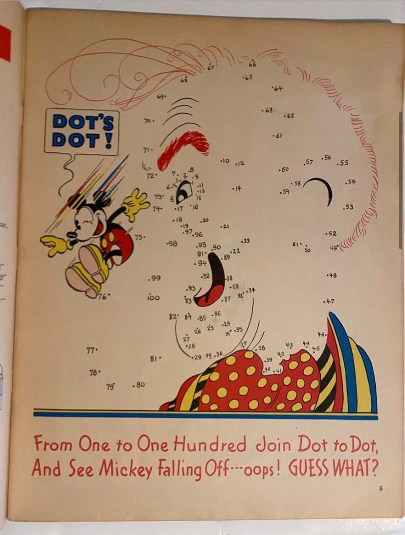 Rare 1933 first issue of US Mickey Mouse magazine
