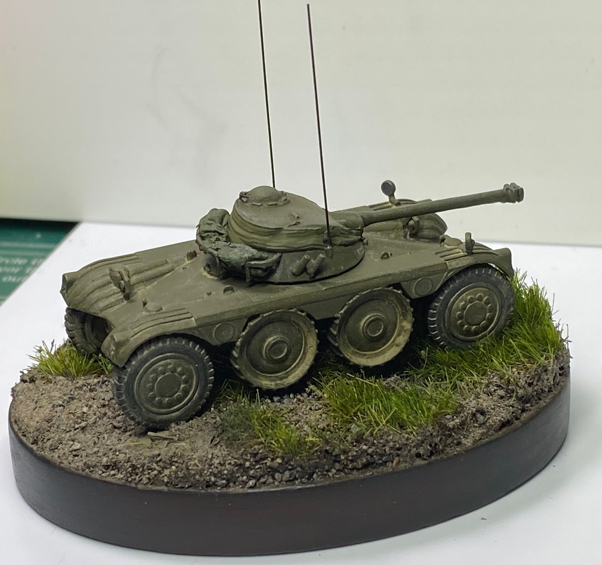 Modelcollects E-75 with a 3D designed and printed turret.