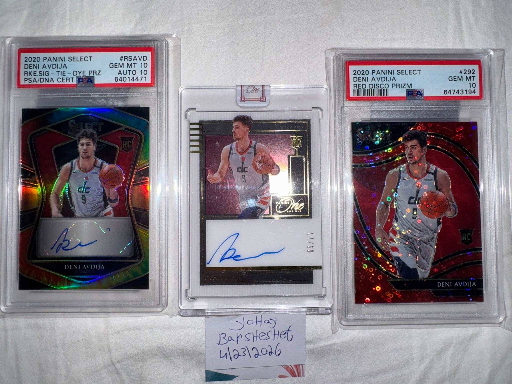 Deni Avdija rookie – Open to Offers ? ? Panini One Rookie Patch 