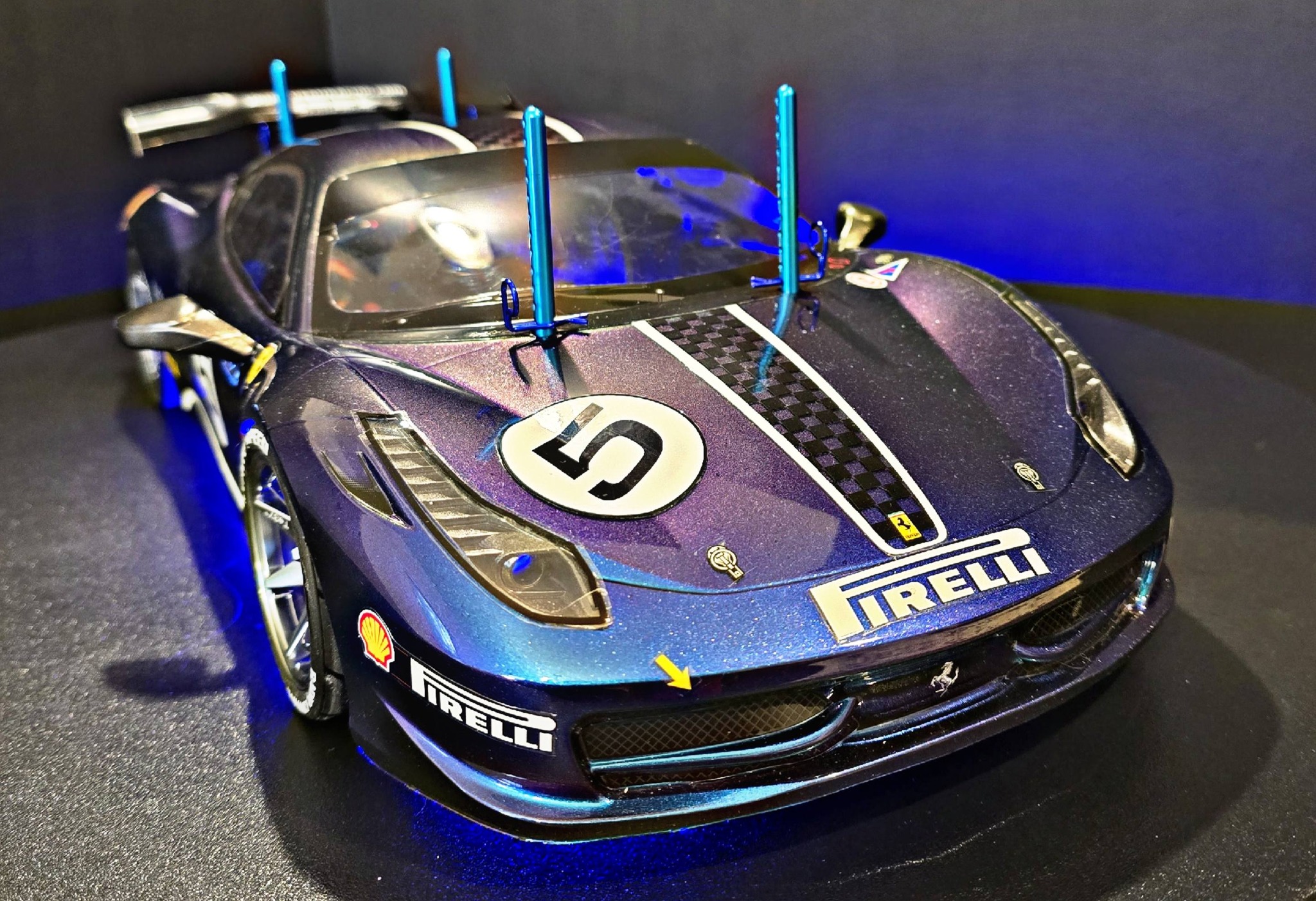 Tamiya Ferrari 458 with TT02 chassis
