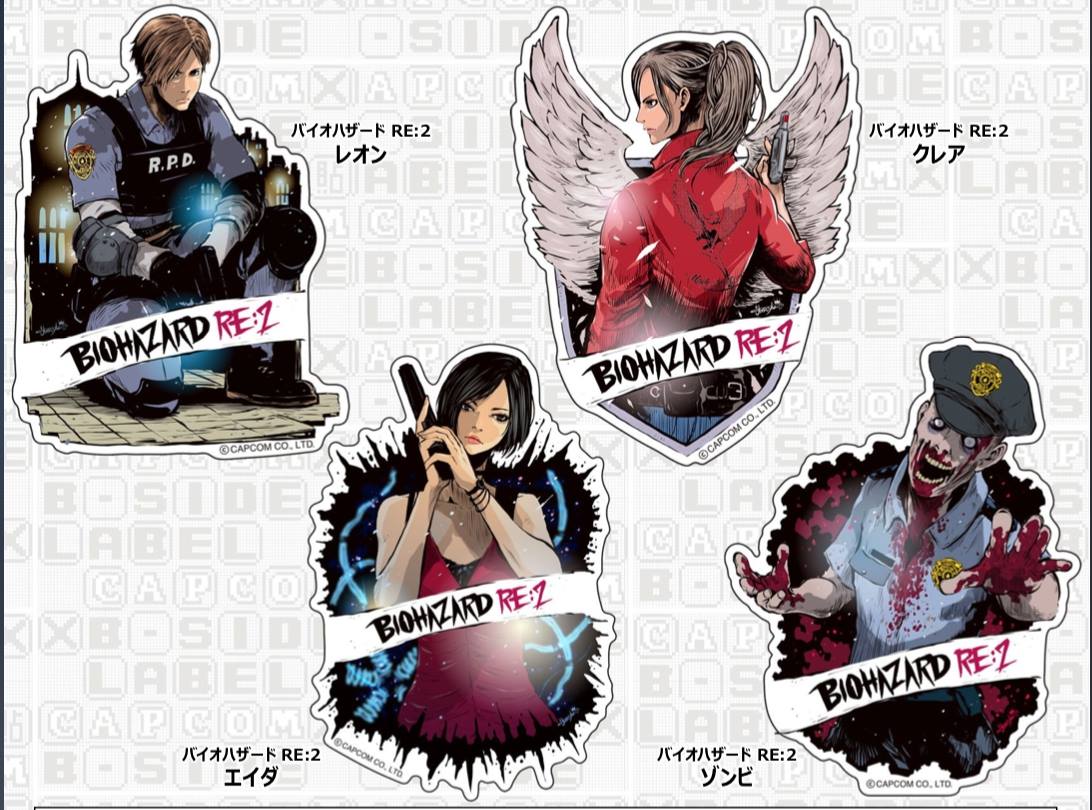 GameStart - Pre-Order CAPCOM×B-SIDE LABEL Sticker RE:2... | Facebook