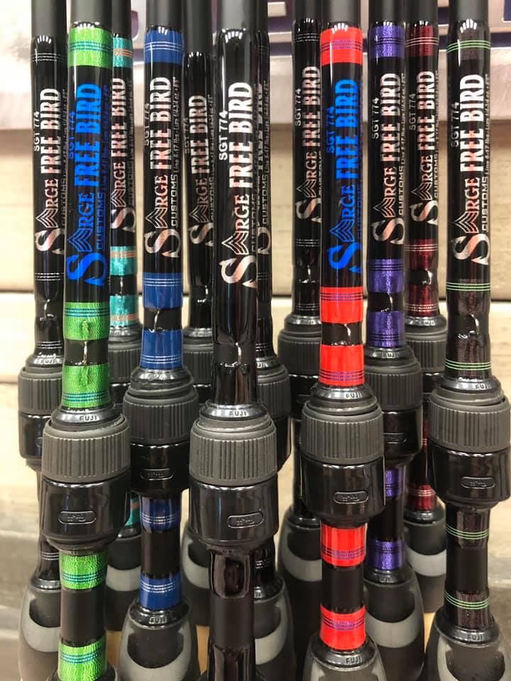sarge custom fishing rods Sarge Customs Delivers Confidence with