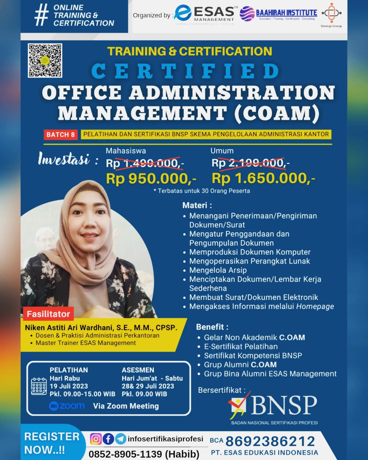 ♻️*Certified Office... - Info Sertifikasi Profesi | Facebook