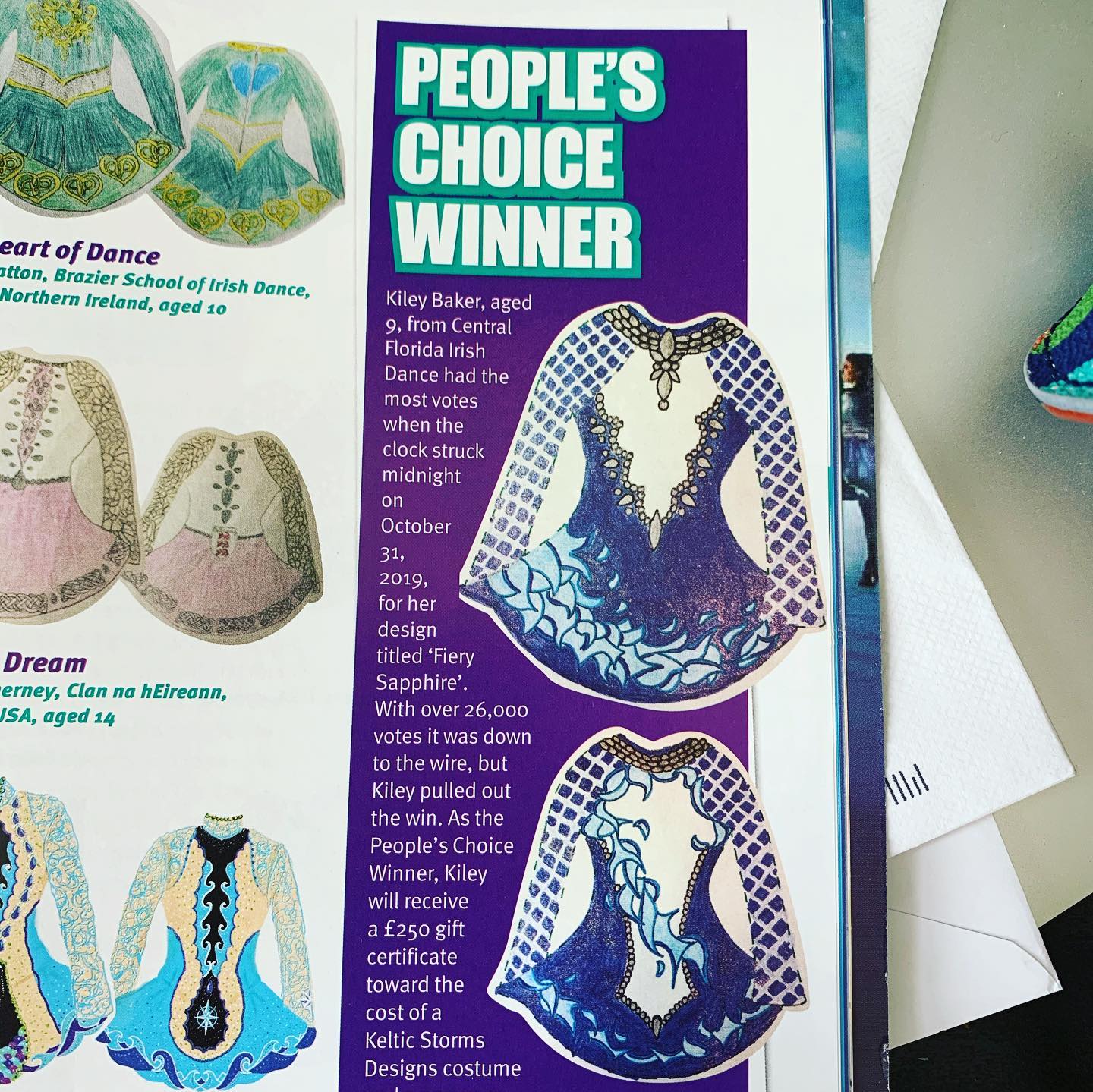 Irish Dancing Magazine's design a costume contest is back