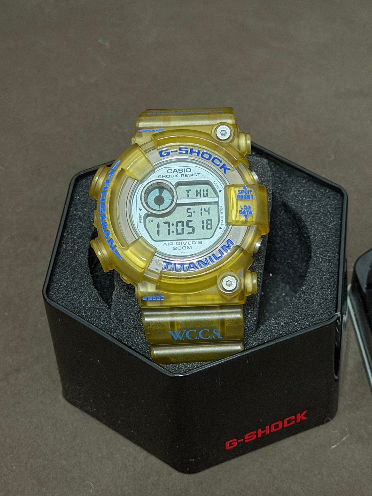 Casio G-Shock Frogman WCCS Titanium Jam Tangan Digital Limited 
