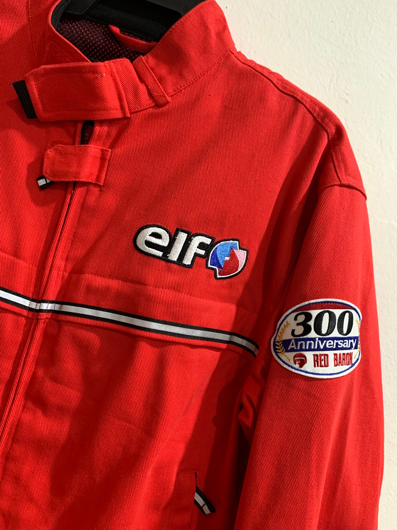 Elf Jacket Red Baron Size L Pit 23 Labuh 26 Rm700 Free Pos