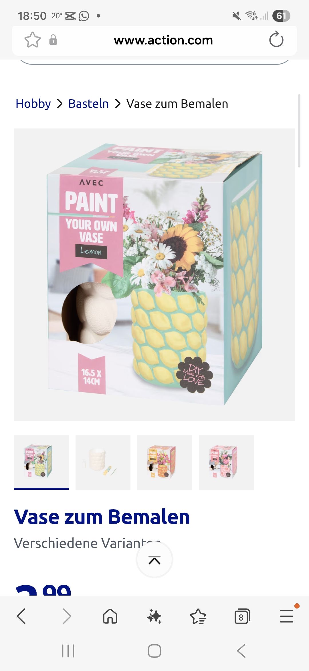 Hallo zusammen 😊 hat vielleicht jemand zufällig die Zitronenvase von Action Deutschland⁠ zu Hause und würde sie unbemalt verkaufen? 🍋 Ich suche genau die Keramikvase im Zitronendesign. Liebe Grüße ✨