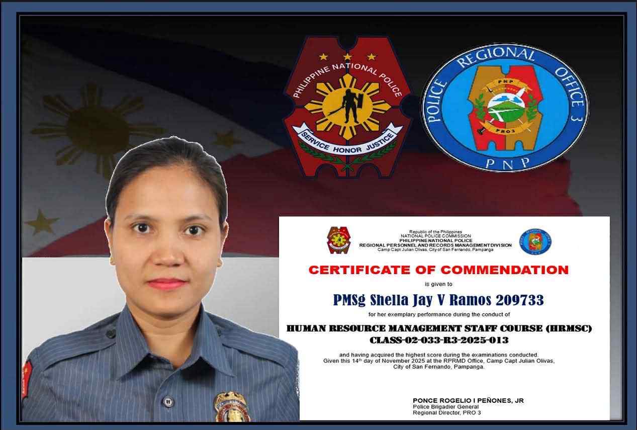 Olongapo - CONGATULATIONS PMSg Shella Jay Ramos! The OCPO Family ...