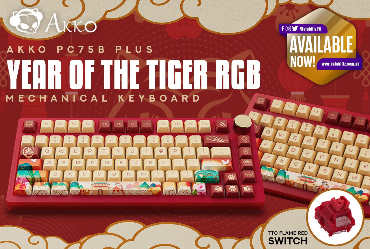 JUST YOUR TYPE. Akko PC75B Plus Year of the Tiger RGB Mechanical
