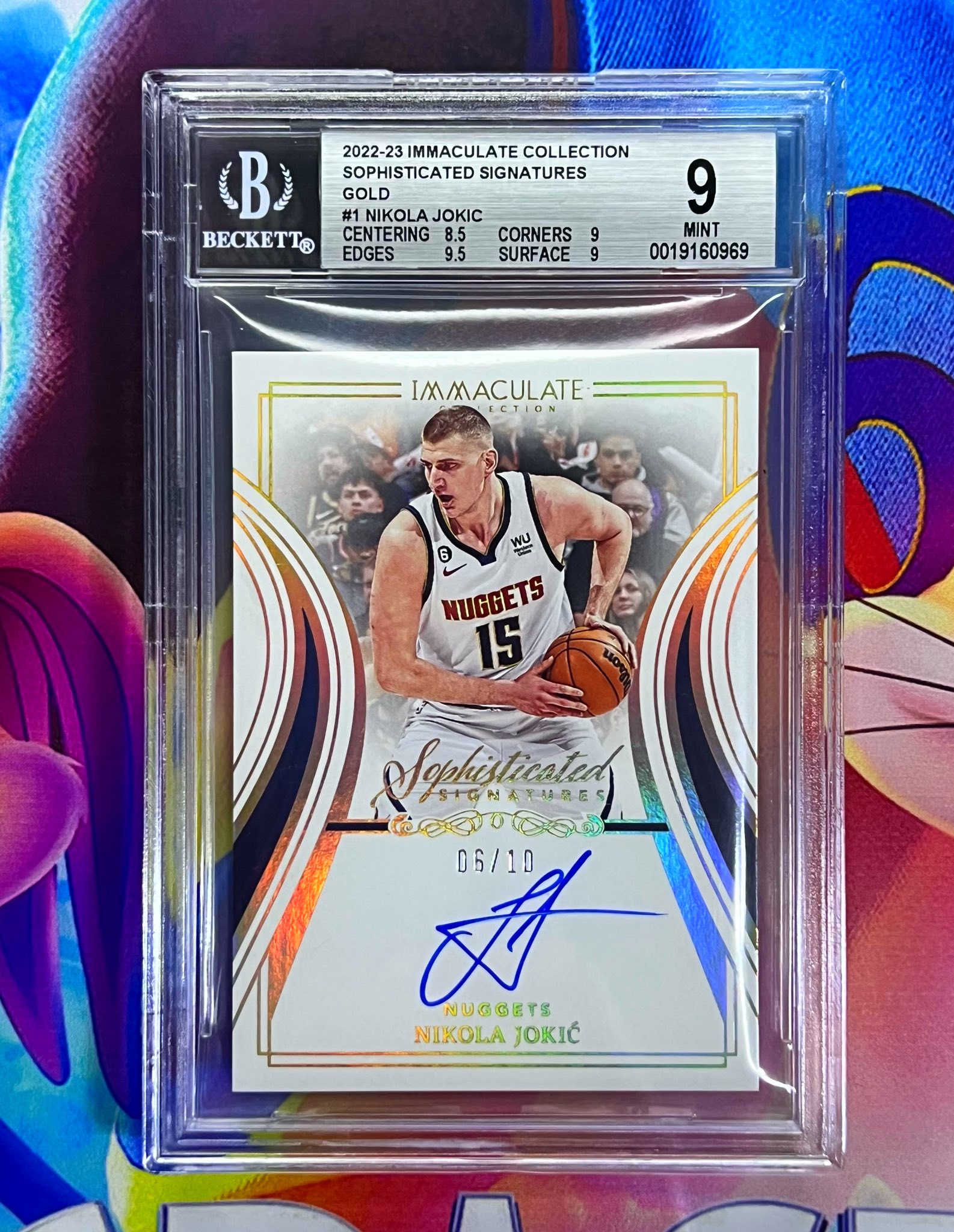 Nikola Jokic - 2022 Chronicles Pink PSA 10 Rare Low POP 1 /1