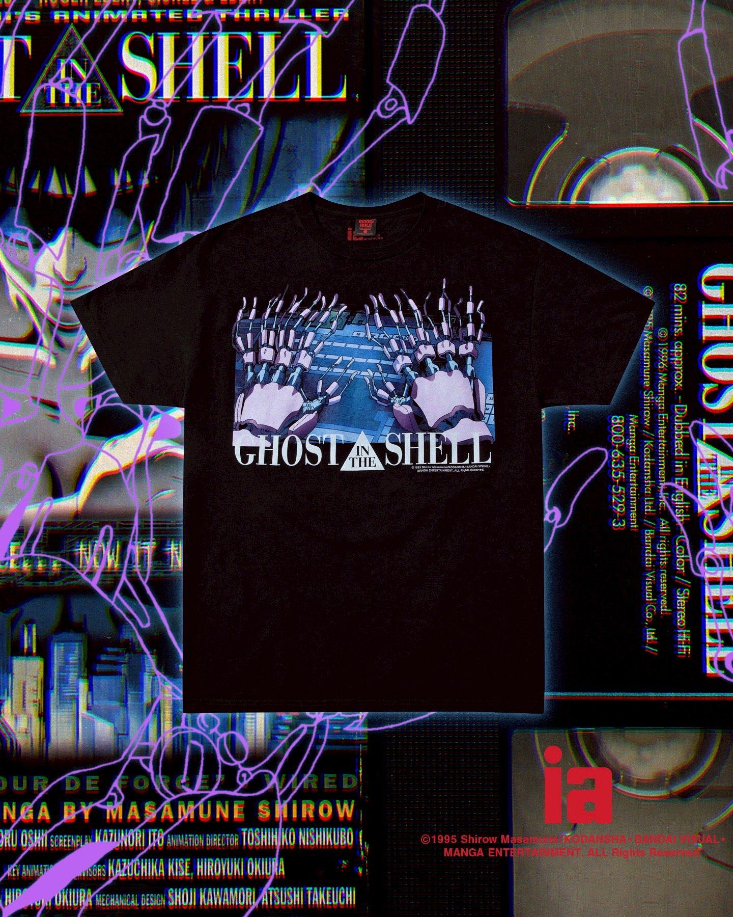 Ghost in the shell t shirt design