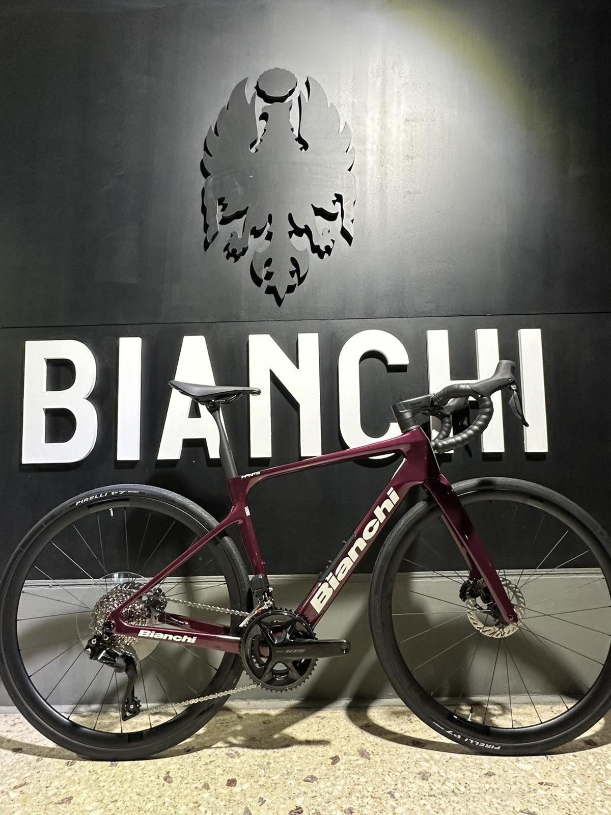 bianchi bicycle red - Classic Road Bike compatibility for a suspension fork Carrie's Red Bianchi Road Bike