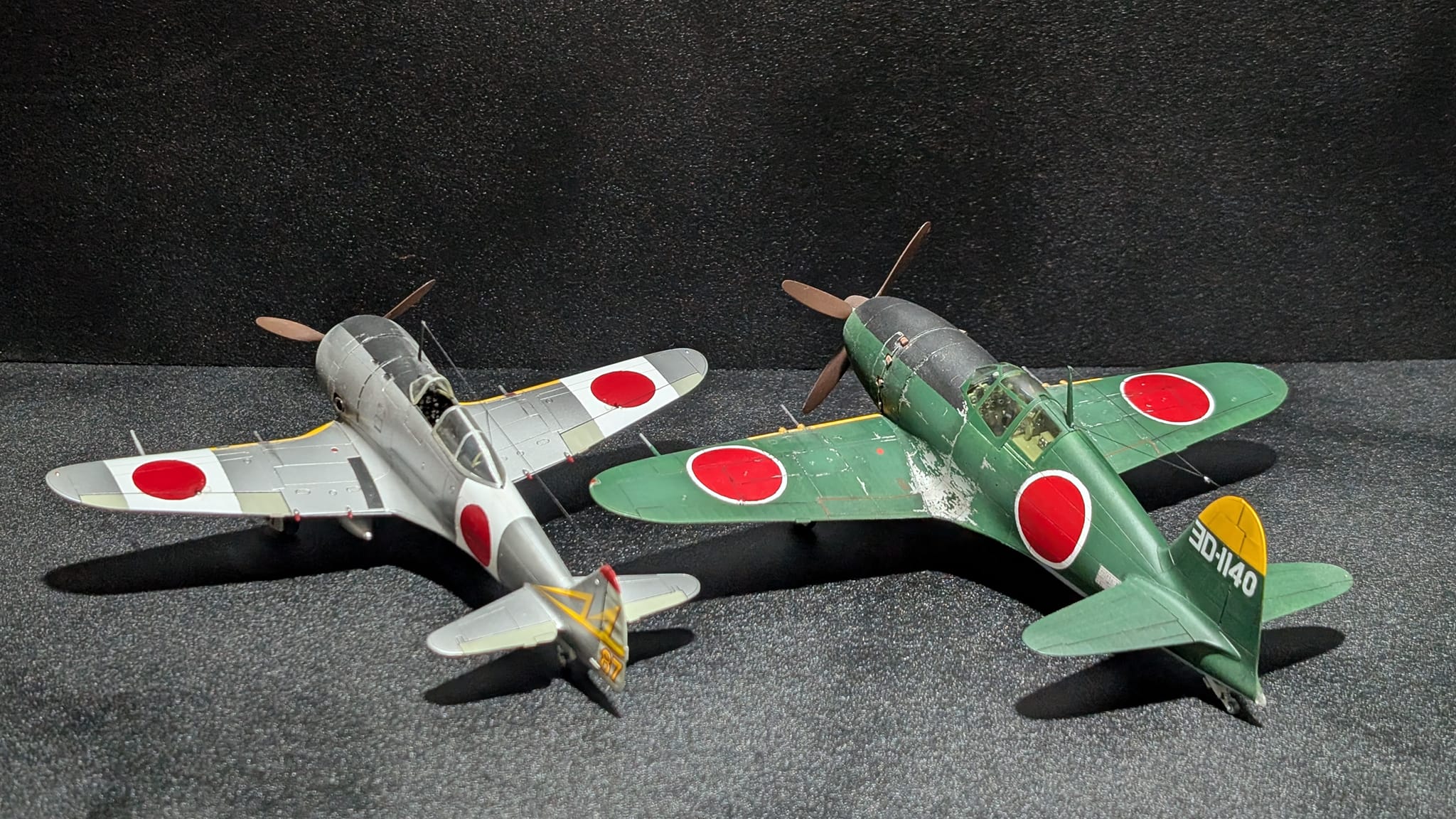 Hasegawa1:48 三菱J2M3局地戦闘機雷電21型 Hasegawa1:48中島二式単座