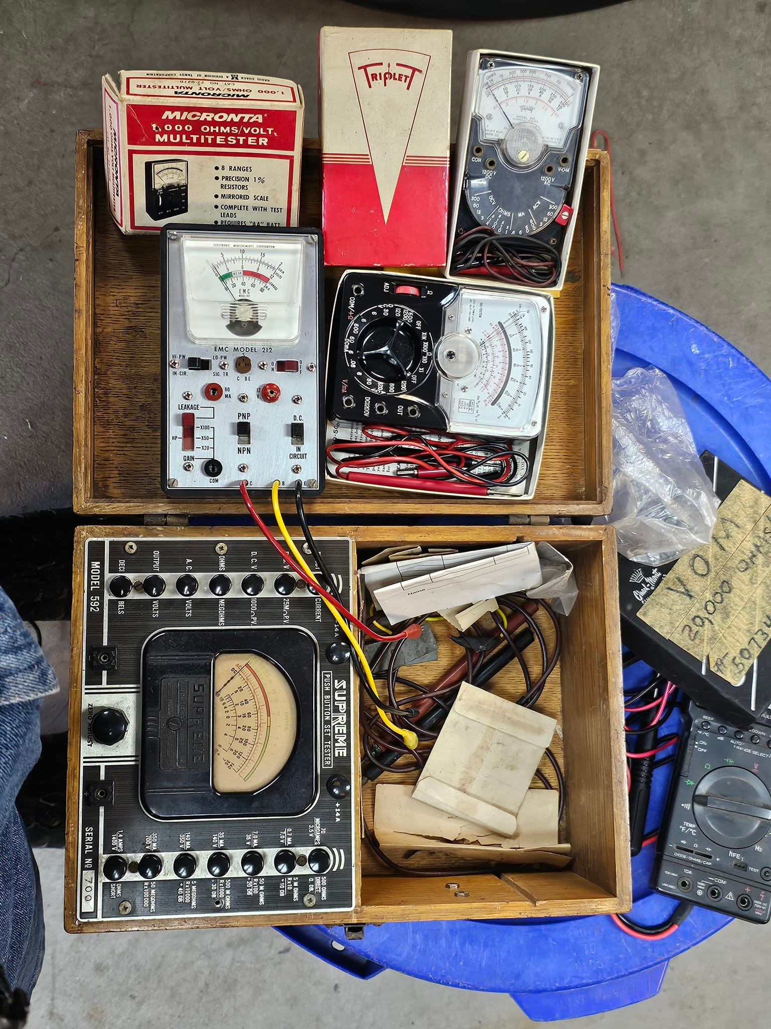 What is the value of these vintage electronic test equipment?