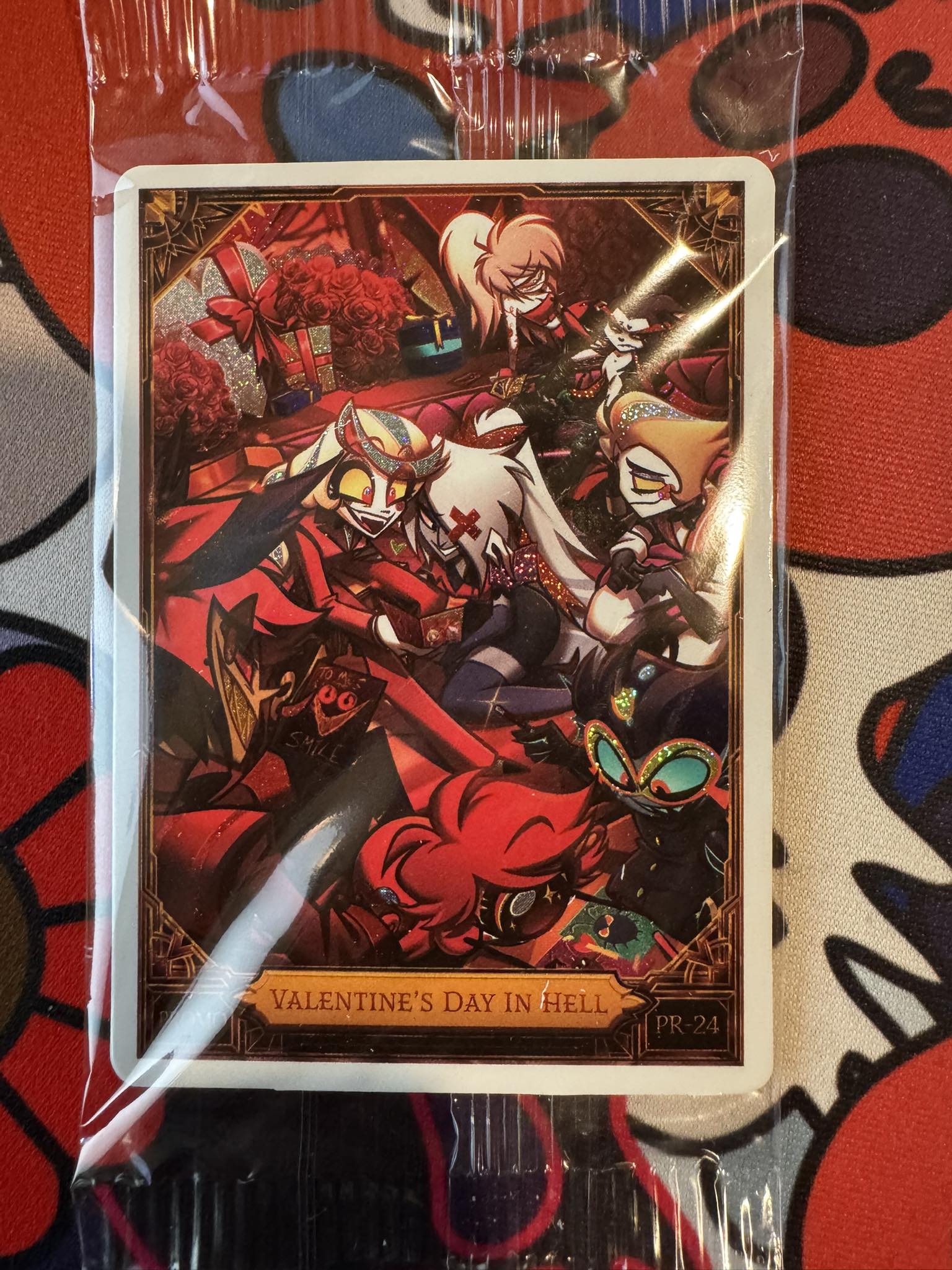 Hazbin Hotel Valentine's Day trading cards for trade