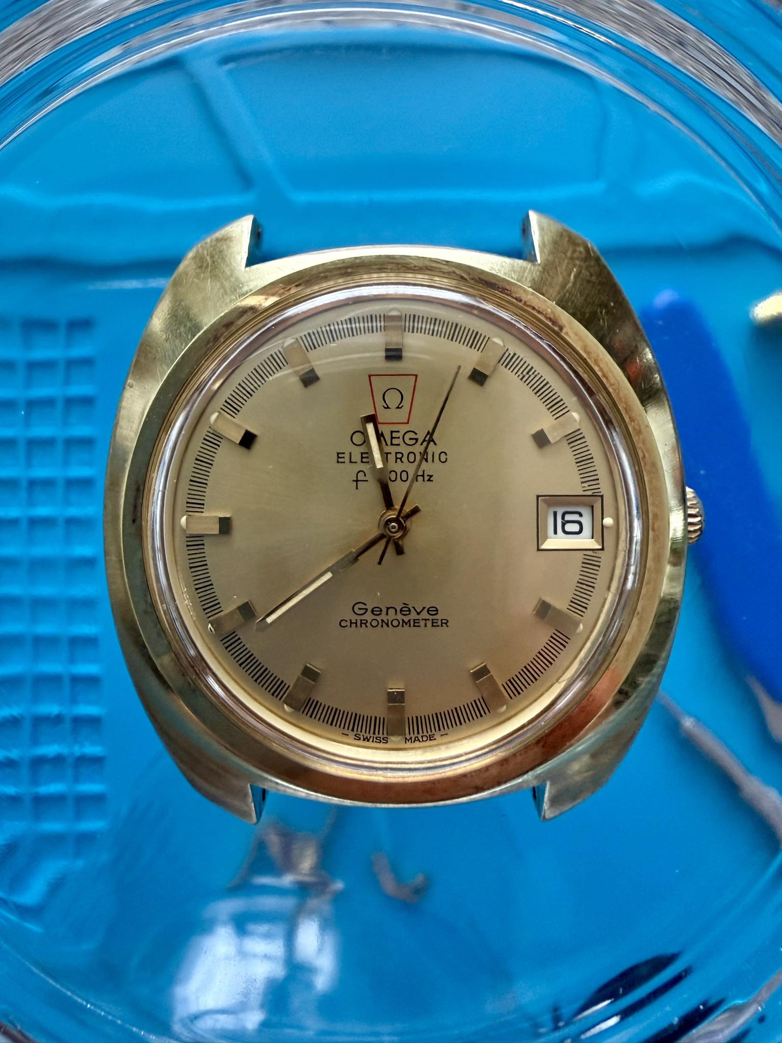 Omega Geneve F300Hz Chronometer Watch