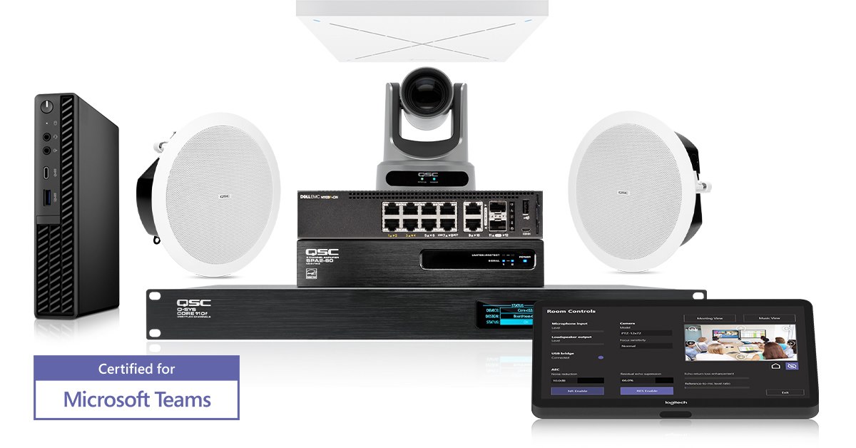 Q-SYS - QSC delivers first complete audio, video and control room ...