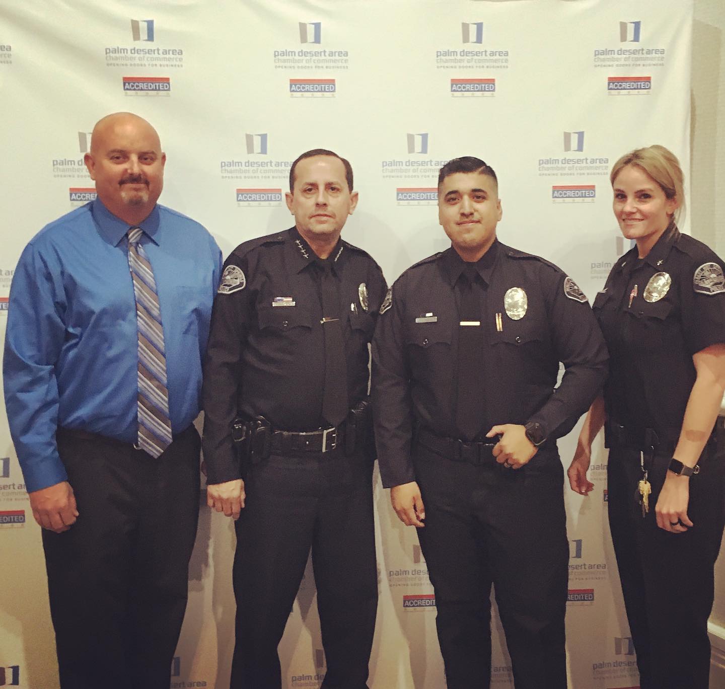 Desert Hot Springs Police Department - Chief Henson and Commander ...