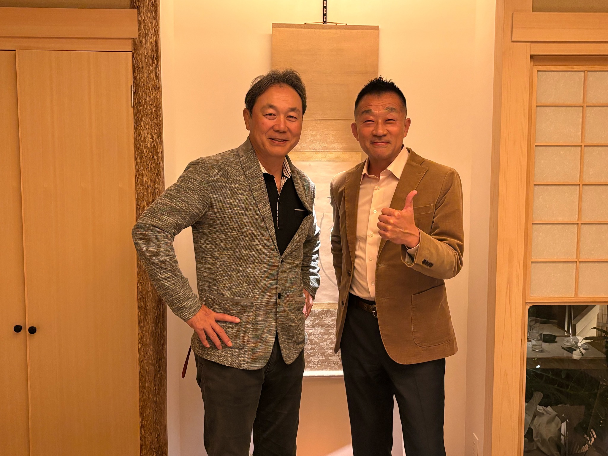 先日、ラグビー界で学生時代に同じフィールドに立ち、熱い戦いを重ね