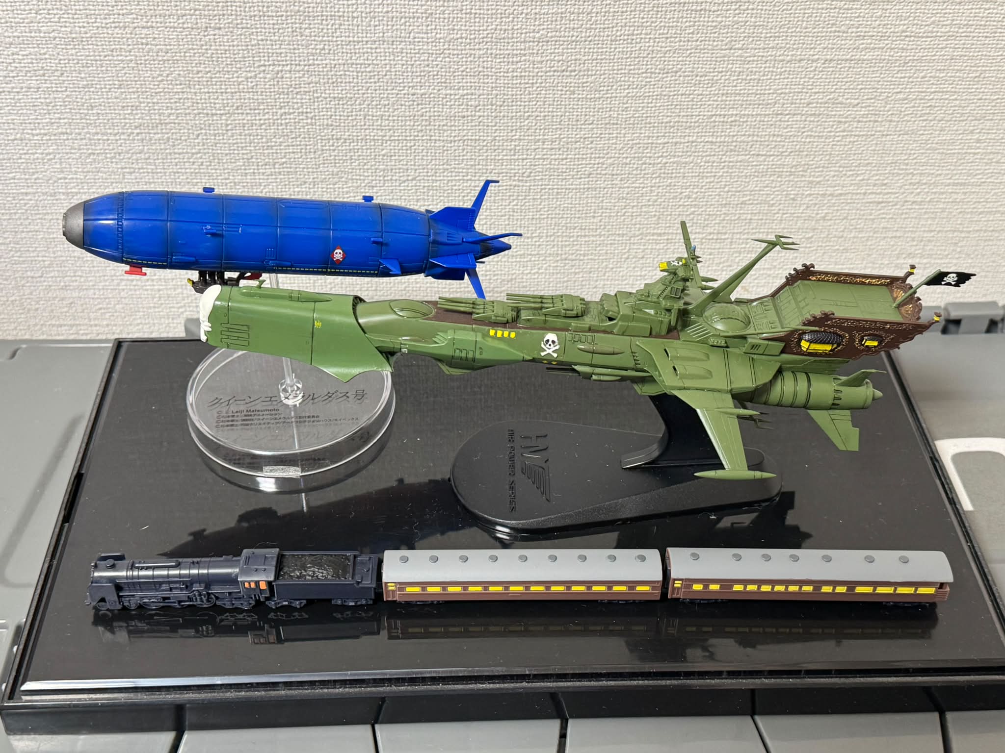 うちの，アルカディア号，クイーンエメラルダス号と999です。