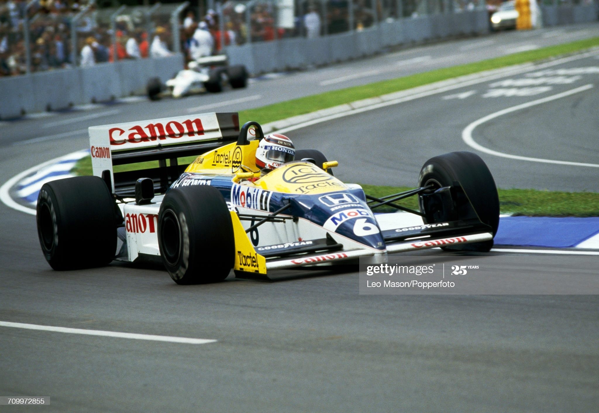 Nelson Piquet at Williams FW11B Honda turbo - Suzuka/Japanese