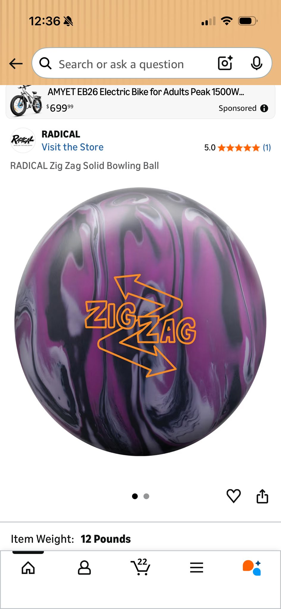 What's the difference between two RADICAL Zigzag Bowling Balls?