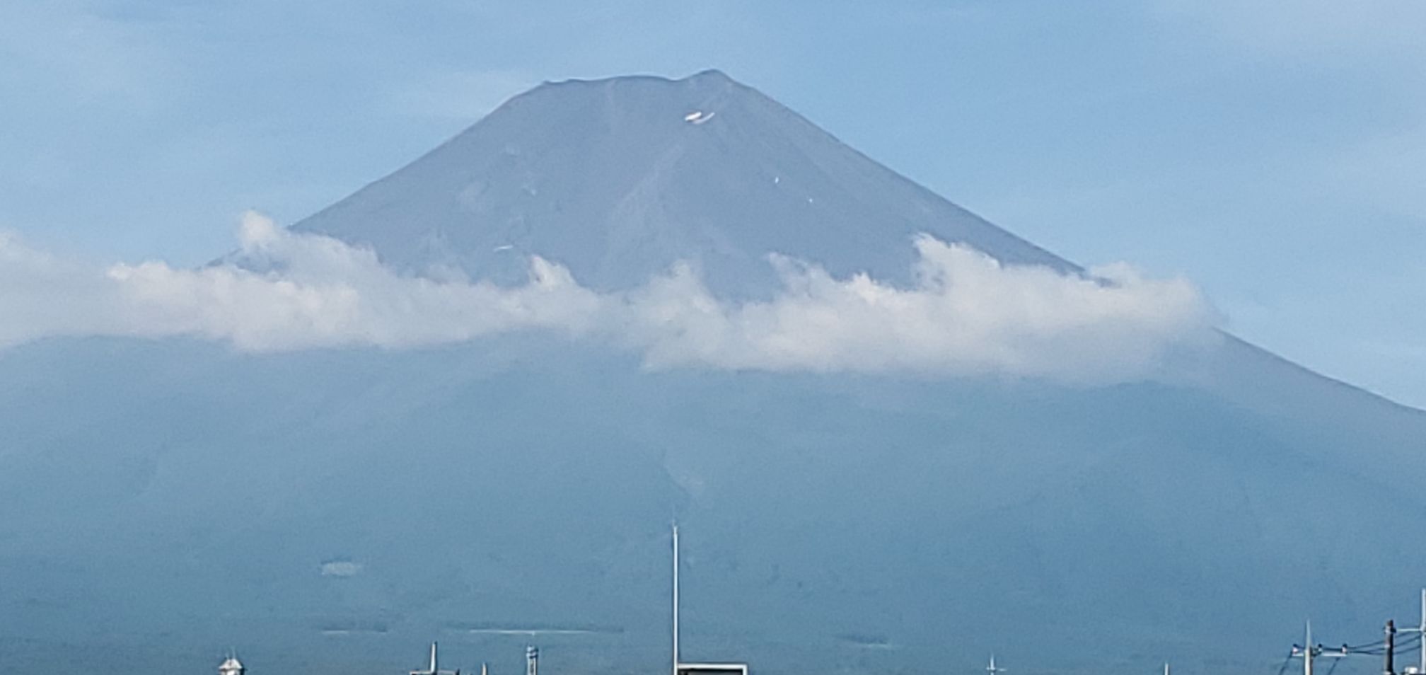 1月5日今現在の富士山