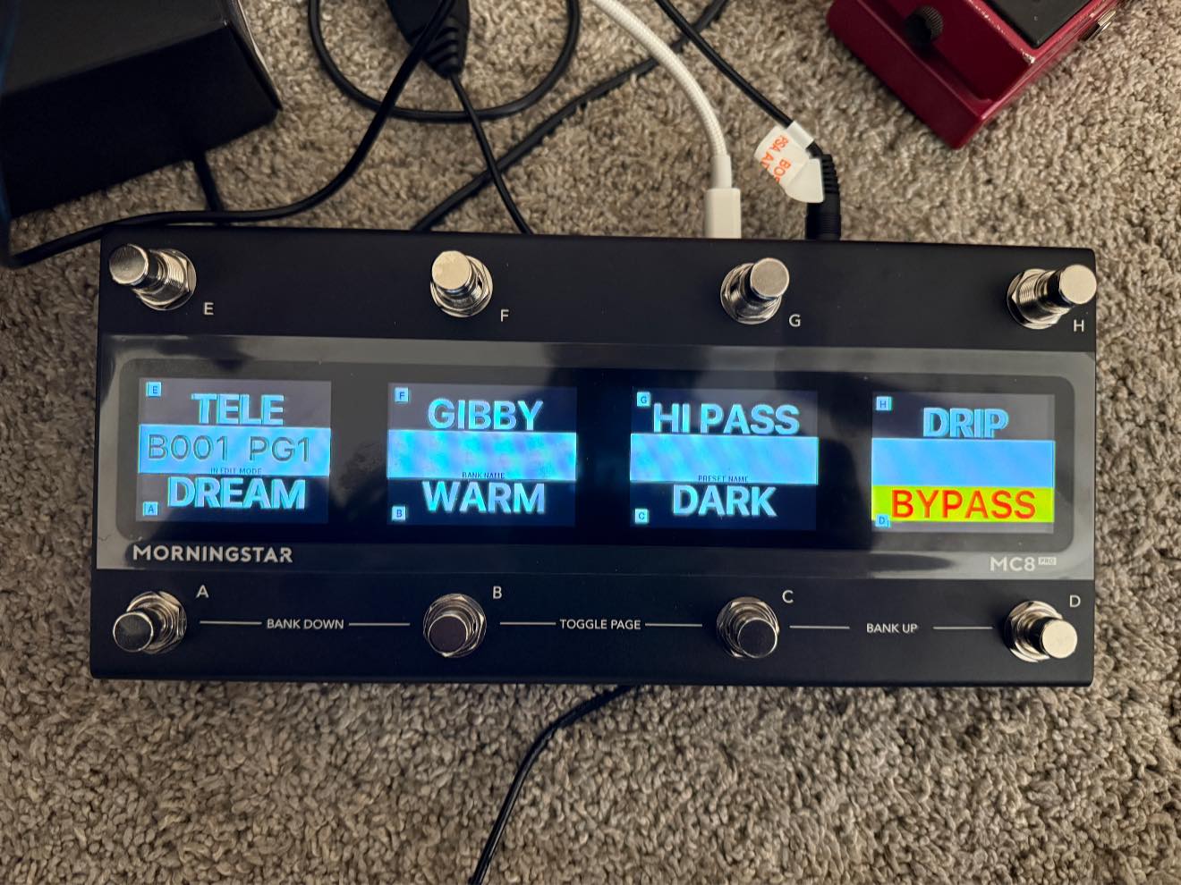 MorningStar MC8 Pro first impressions with Mooer footswitch