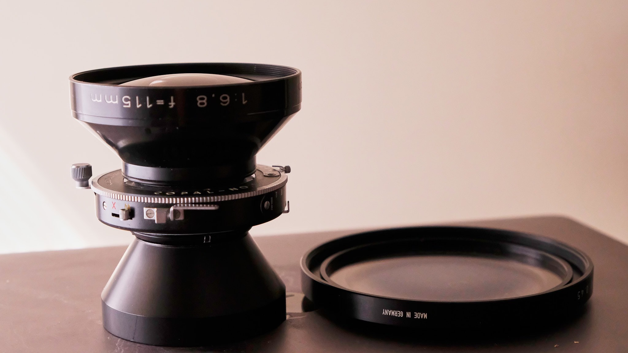 This is a Rodenstock Grandagon N f6.8 with Rodenstock centre