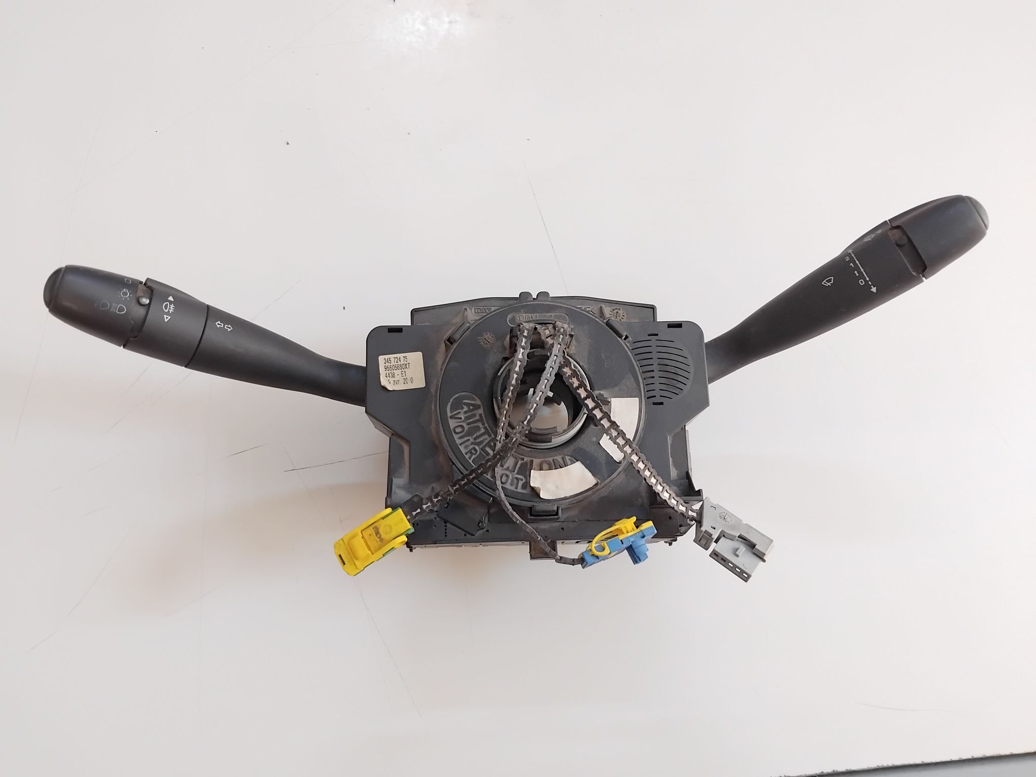 Commodo Commande D'Éclairage Gauche - Clignotants, Phares, Anti-Brouillard - Compatible Peugeot 206, 307, Citroën C5, Etc. - Neuf Sous Garantie