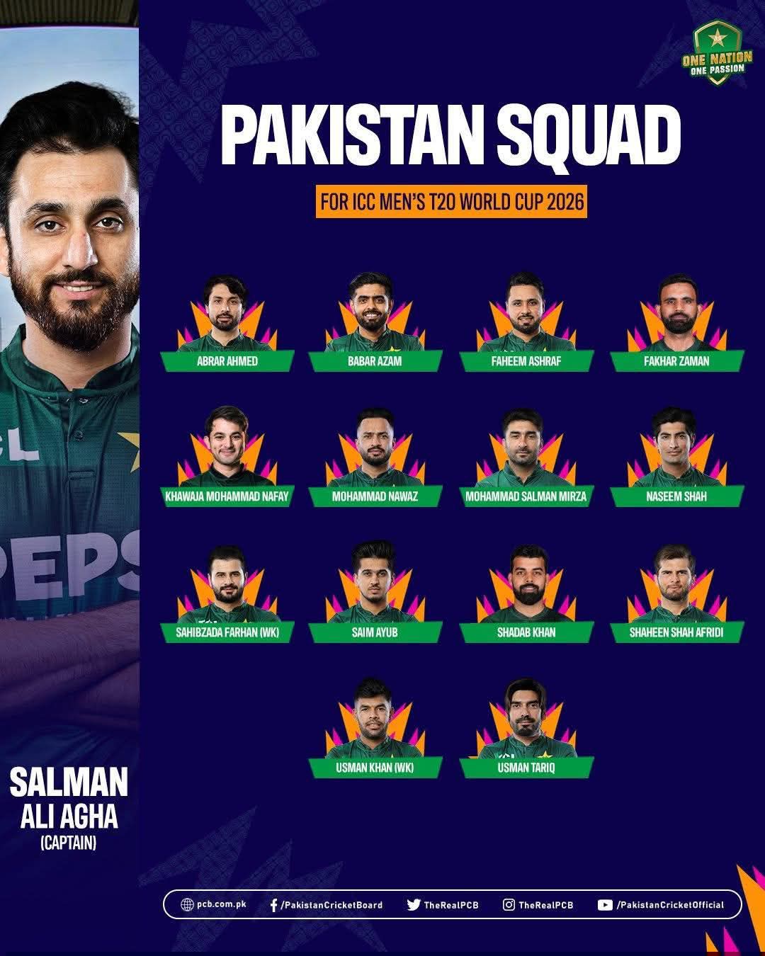 Saime Rafique - 🚨 Pakistan has announced its final... | Facebook