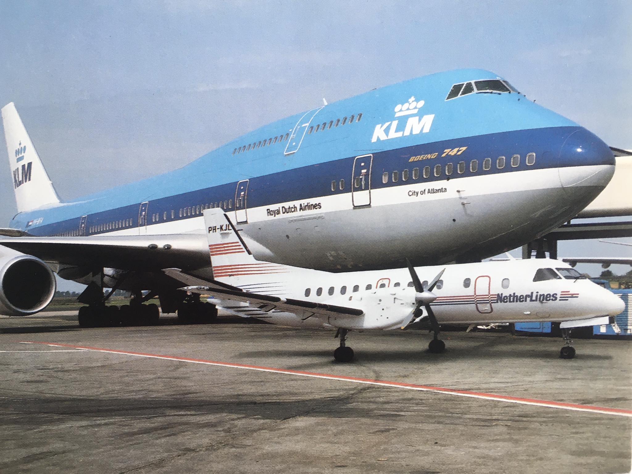 I FLY KLM | Kaart uit begin jaren 90. | Facebook